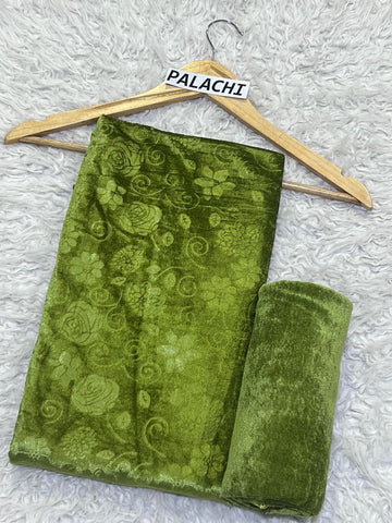 KOREAN VELVET 2PC KV-11 ( Green )