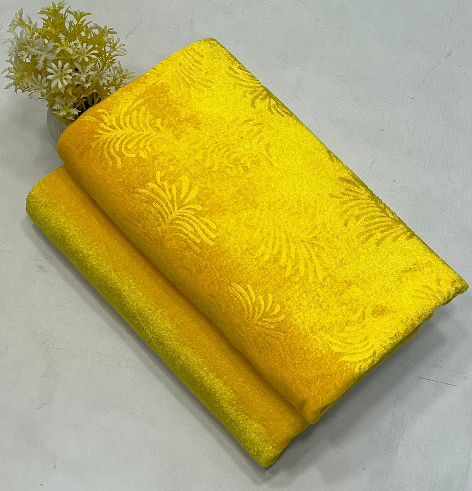 KOREAN VELVET 2PC KT-06 (Yollow )