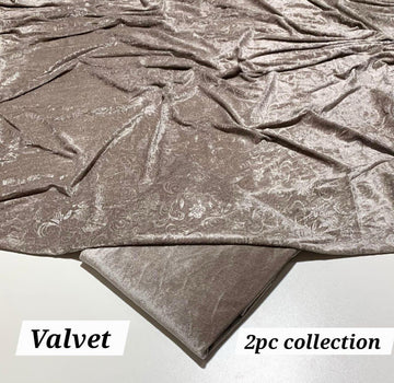KOREAN VELVET 2PC KT-09 (Silver)