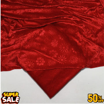 KOREAN VELVET 2PC KV-13 ( Red )